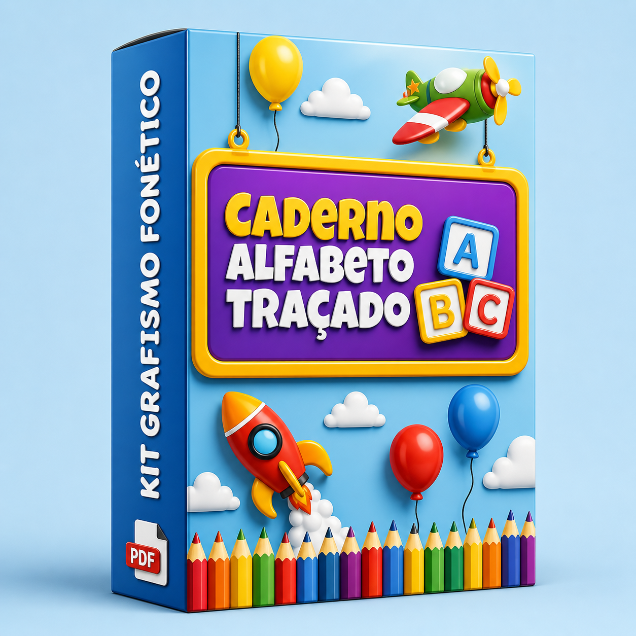 Caderno Alfabeto Traçado
